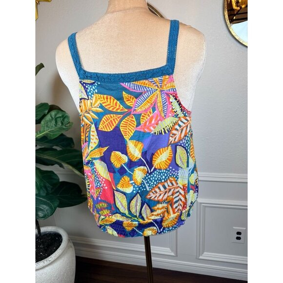 Cynthia Rowley Tropical Floral Tank – Size Large - Picture 5 of 11